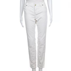 Vineyard Vines white slim corduroy pants 8
